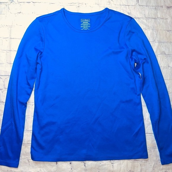 NWOT Women’s XSmall LL Bean LS Supima Cotton Shirt - Picture 1 of 4